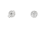 14KW Emerald Cut Diamond Studs - H VVS 1.05CTW - Diamonds By Rothschild