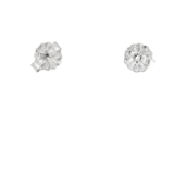 14KW Emerald Cut Diamond Studs - H VVS 1.05CTW - Diamonds By Rothschild