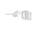 14KW Emerald Cut Diamond Studs - H VVS 1.05CTW - Diamonds By Rothschild