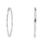 14KW Inside - Outside Diamond Hoop Earrings - 1.70ctw - Diamonds By Rothschild