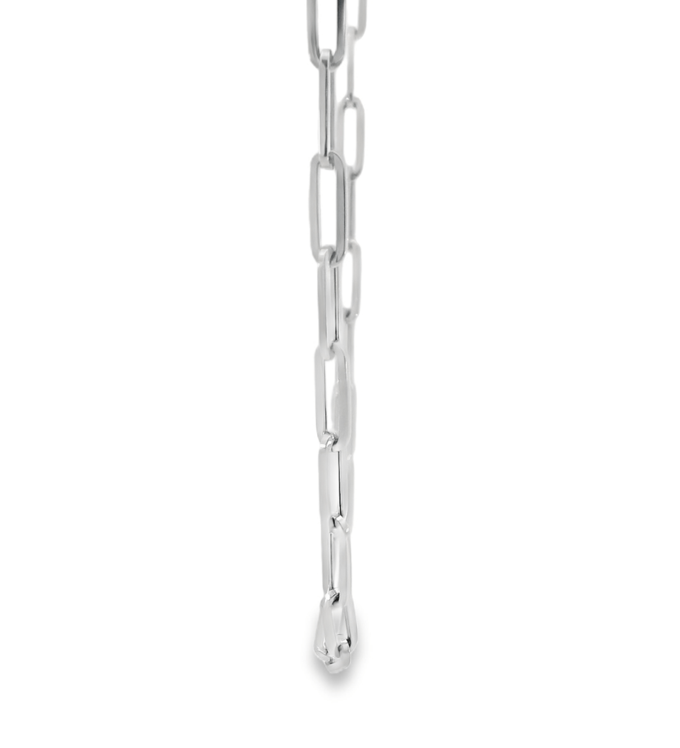 14KW Paperclip - Chain Necklace - Diamonds By Rothschild