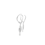 14KW Pave Diamond Disc Dangles 0.73cttw - Diamonds By Rothschild
