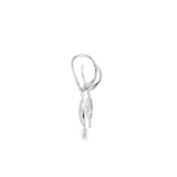 14KW Pave Diamond Disc Dangles 0.73cttw - Diamonds By Rothschild