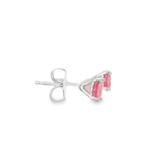 14KW Pink Spinel Studs - 1.10ctw - Diamonds By Rothschild