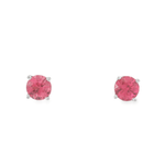 14KW Pink Spinel Studs - 1.10ctw - Diamonds By Rothschild
