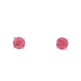 14KW Pink Spinel Studs - 1.10ctw - Diamonds By Rothschild