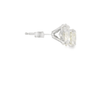 14kw Round Diamond Studs - 3.07cttw L SI1 GIA Certified - Diamonds By Rothschild