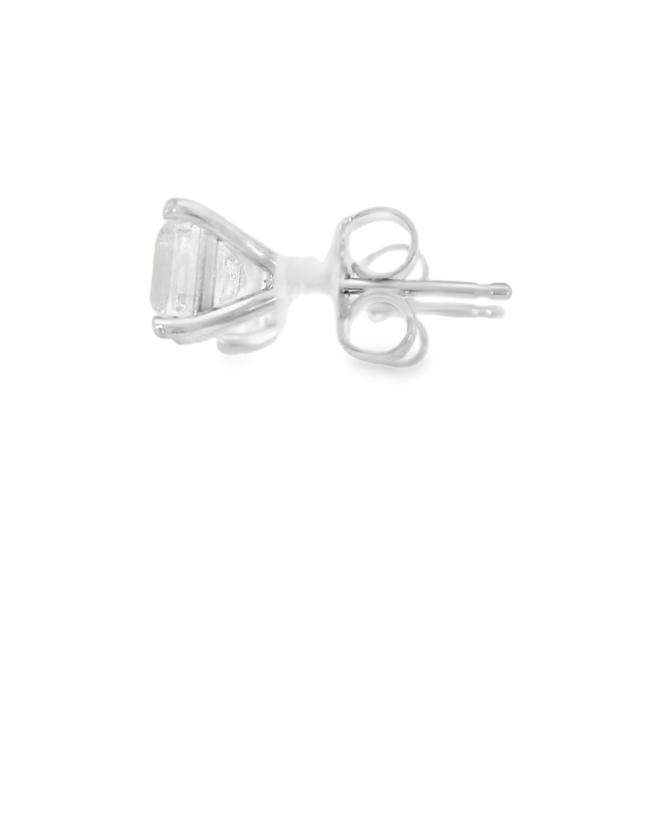 14kw Step - Cut Diamond Studs - 1.60 cttw F - H VVS GIA Certified - Diamonds By Rothschild