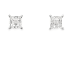 14kw Step - Cut Diamond Studs - 1.60 cttw F - H VVS GIA Certified - Diamonds By Rothschild