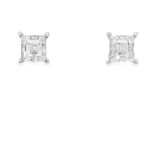 14kw Step - Cut Diamond Studs - 1.60 cttw F - H VVS GIA Certified - Diamonds By Rothschild