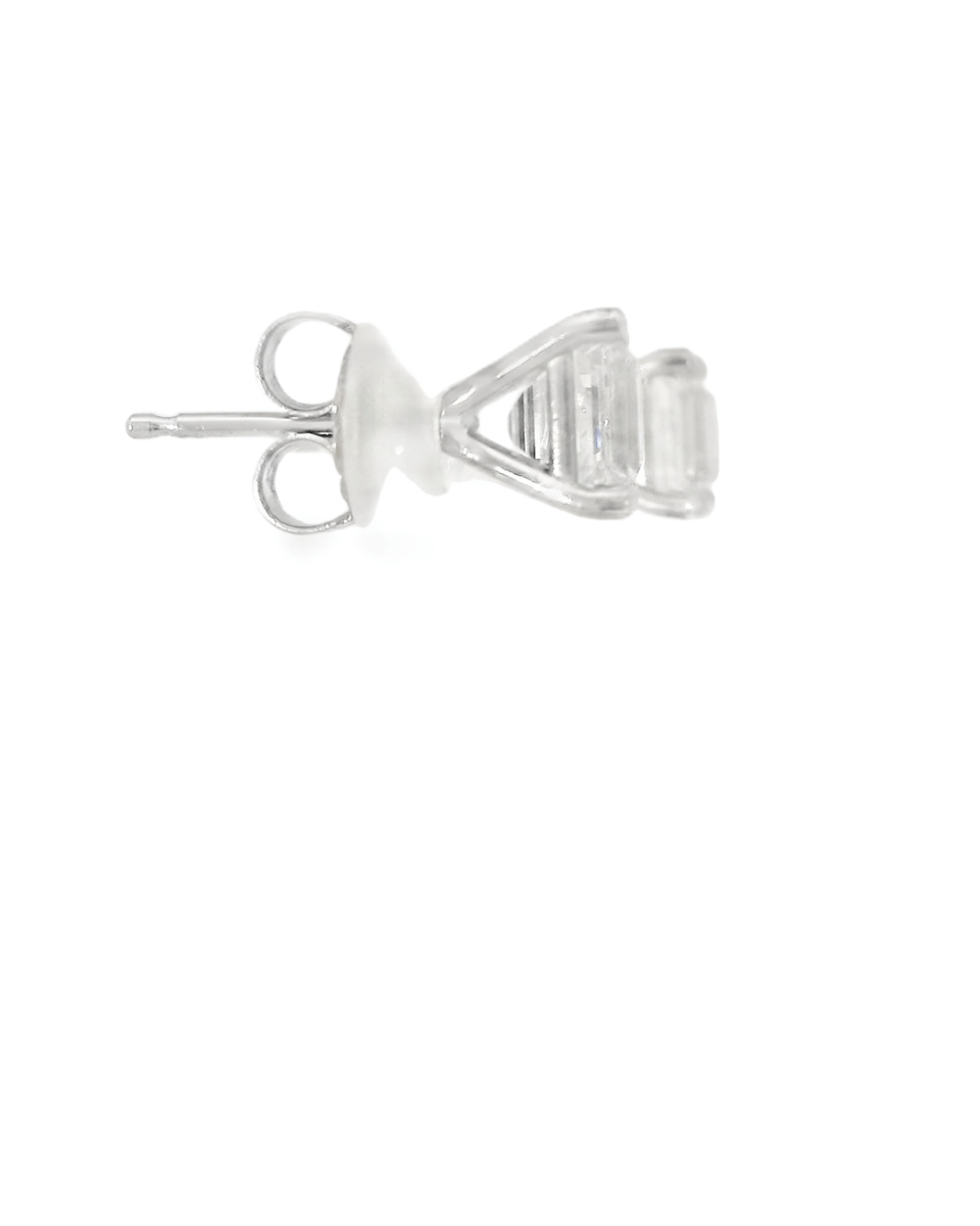 14kw Step - Cut Diamond Studs - 1.60 cttw F - H VVS GIA Certified - Diamonds By Rothschild