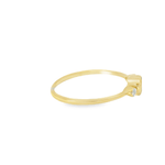 14KY Citrine and Diamond Stackable Ring - 0.05ctw - Diamonds By Rothschild