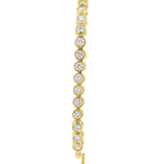 14KY Diamond Bezel Bolo Bracelet - 1.53 ctw - Diamonds By Rothschild