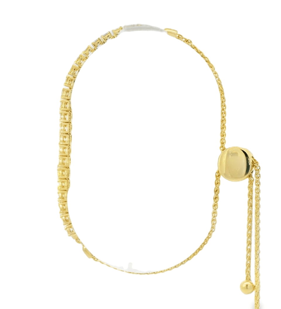 14KY Diamond Bolo Bracelet - 1.75 CTW - Diamonds By Rothschild