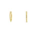 14KY Diamond Inside - Out Hoops 1.75cttw - Diamonds By Rothschild