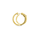 14KY Diamond Inside - Out Hoops 1.75cttw - Diamonds By Rothschild