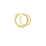 14KY Diamond Inside - Out Hoops 1.75cttw - Diamonds By Rothschild