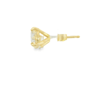 14KY Round Diamond Studs - L - M VS - SI GIA 3CTTW - Diamonds By Rothschild