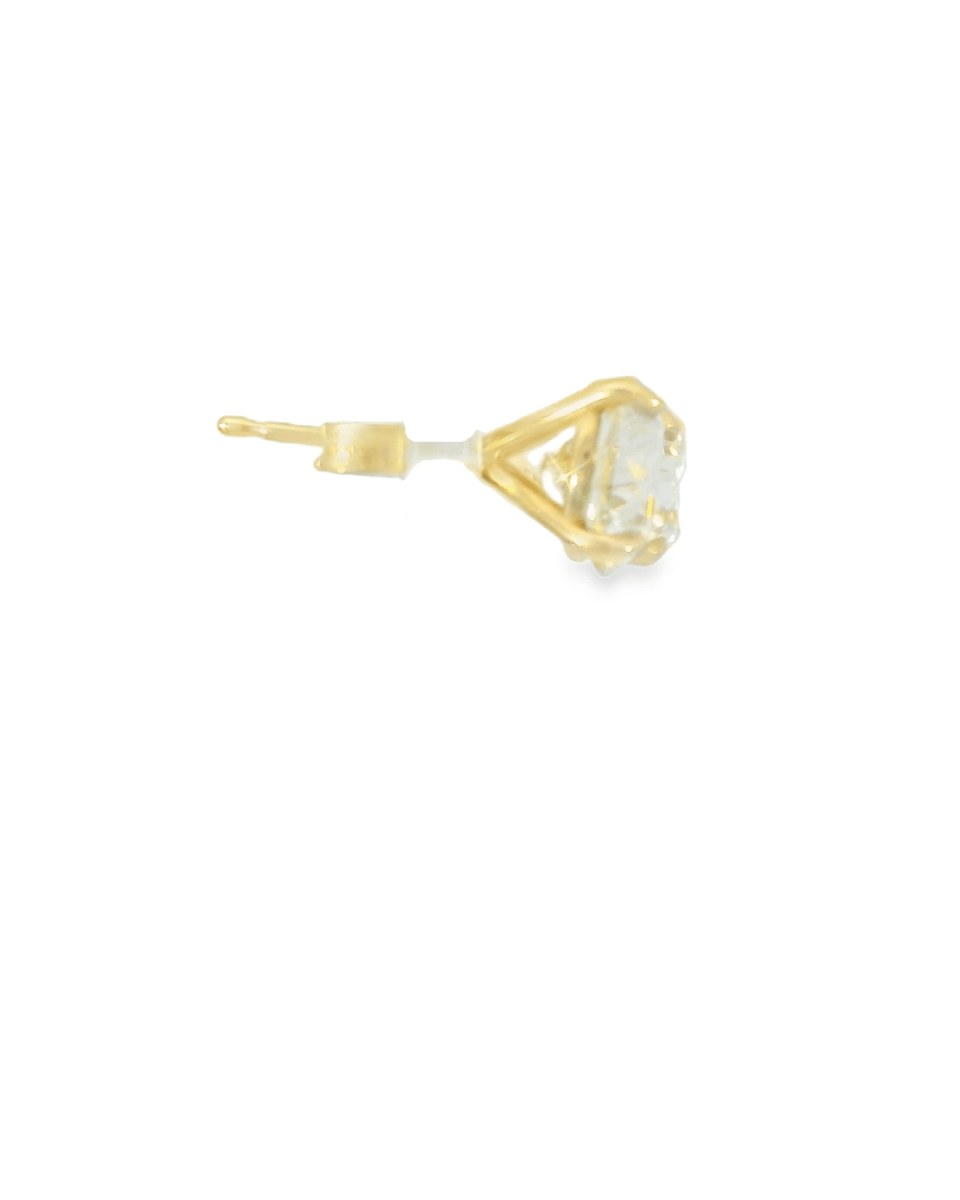14KY Round Diamond Studs - L - M VS - SI GIA 3CTTW - Diamonds By Rothschild