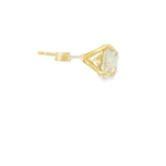 14KY Round Diamond Studs - L - M VS - SI GIA 3CTTW - Diamonds By Rothschild