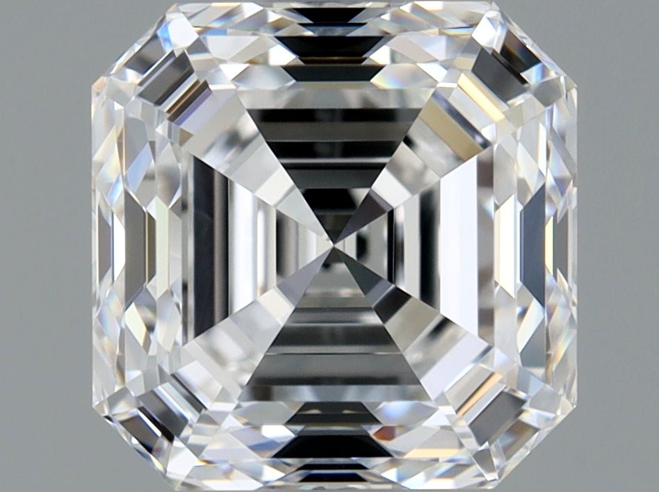 1.5 Carat Asscher - Natural Diamond - 1.5 - E - IF - G - EX - EX - Diamonds By Rothschild