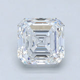 1.5 Carat Asscher - Natural Diamond - 1.51 - D - VVS2 - EX - EX - Diamonds By Rothschild