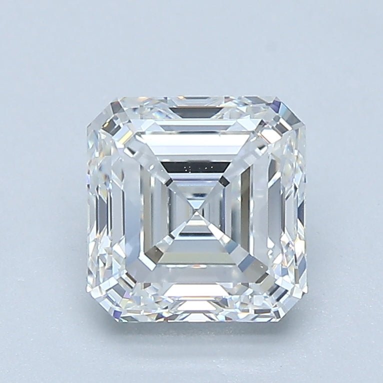 1.5 Carat Asscher - Natural Diamond - 1.51 - F - VS2 - EX - EX - Diamonds By Rothschild