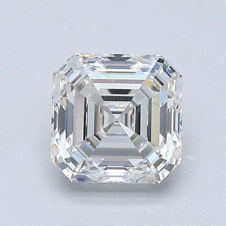 1.5 Carat Asscher - Natural Diamond - 1.51 - H - VS1 - EX - EX - Diamonds By Rothschild