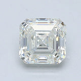 1.5 Carat Asscher - Natural Diamond - 1.51 - J - VVS2 - EX - EX - Diamonds By Rothschild