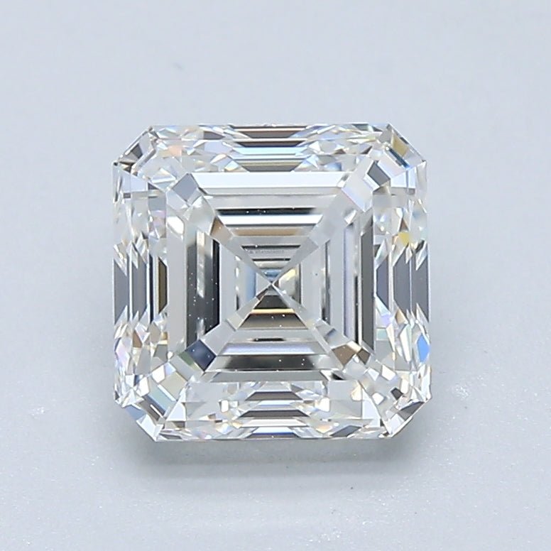 1.5 Carat Asscher - Natural Diamond - 1.6 - F - VVS2 - EX - EX - Diamonds By Rothschild