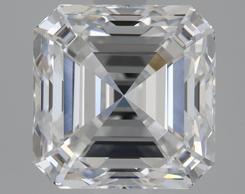 1.5 Carat Asscher - Natural Diamond - 1.7 - D - VS1 - VG - EX - EX - Diamonds By Rothschild