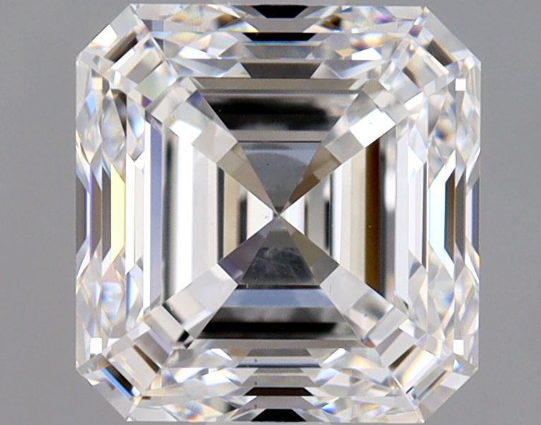 1.5 Carat Asscher - Natural Diamond - 1.7 - F - VS1 - EX - VG - Diamonds By Rothschild
