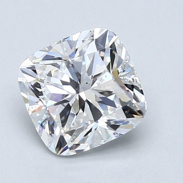1.5 Carat Cushion Cut Natural Diamond - D SI2 - 1.5ct - EX Cut Grade - Diamonds By Rothschild