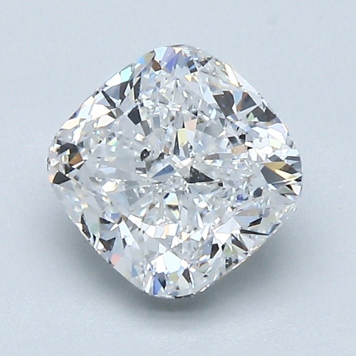 1.5 Carat Cushion Cut Natural Diamond - E SI2 - 1.51ct - EX Cut Grade - Diamonds By Rothschild