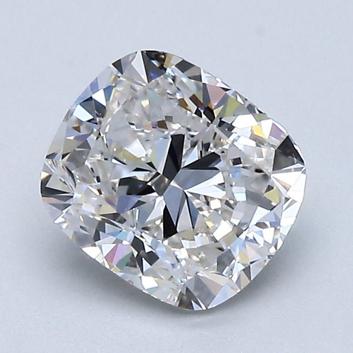 1.5 Carat Cushion Cut Natural Diamond - F VS2 - 1.5ct - G Cut Grade - Diamonds By Rothschild
