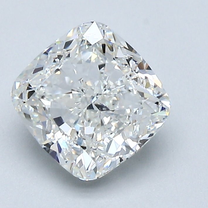 1.5 Carat Cushion Cut Natural Diamond - H VS2 - 1.74ct - VG Cut Grade - Diamonds By Rothschild