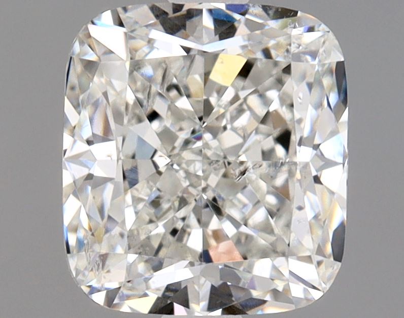 1.5 Carat CUSHION MODIFIED - Natural Diamond - 1.52 - H - SI2 - EX - EX - Diamonds By Rothschild
