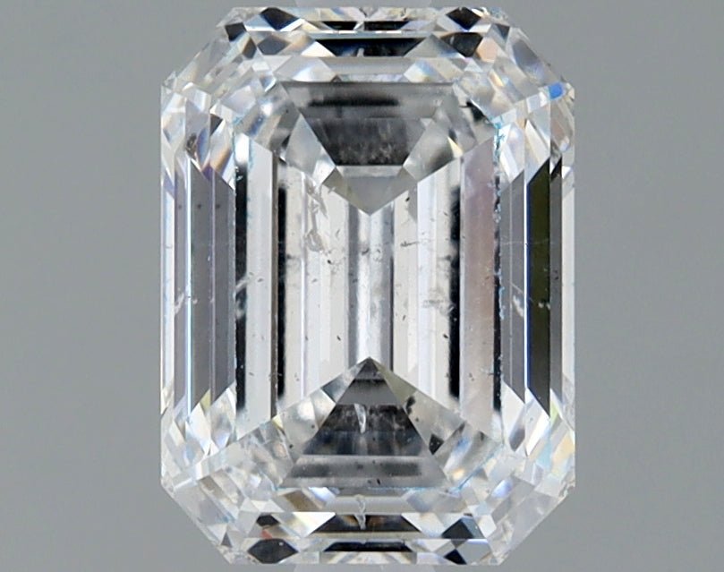 1.5 Carat Emerald Cut Natural Diamond - D SI2 - 1.72ct - EX Symmetry Grade - Diamonds By Rothschild