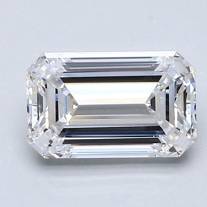 1.5 Carat Emerald Cut Natural Diamond - E IF - 1.5ct - VG Cut Grade - Diamonds By Rothschild