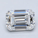 1.5 Carat Emerald Cut Natural Diamond - E VS1 - 1.5ct - EX Cut Grade - Diamonds By Rothschild