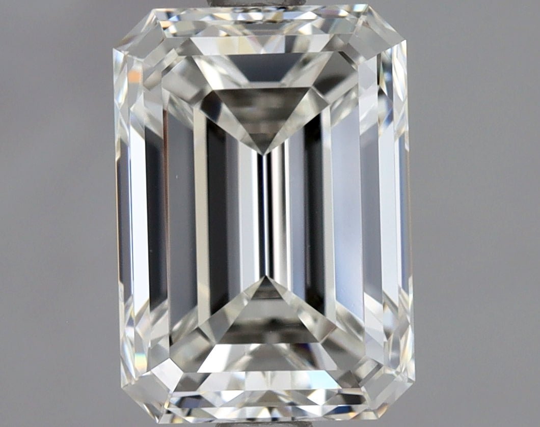 1.5 Carat Emerald Cut Natural Diamond - F VVS1 - 1.5ct - VG Cut Grade - Diamonds By Rothschild