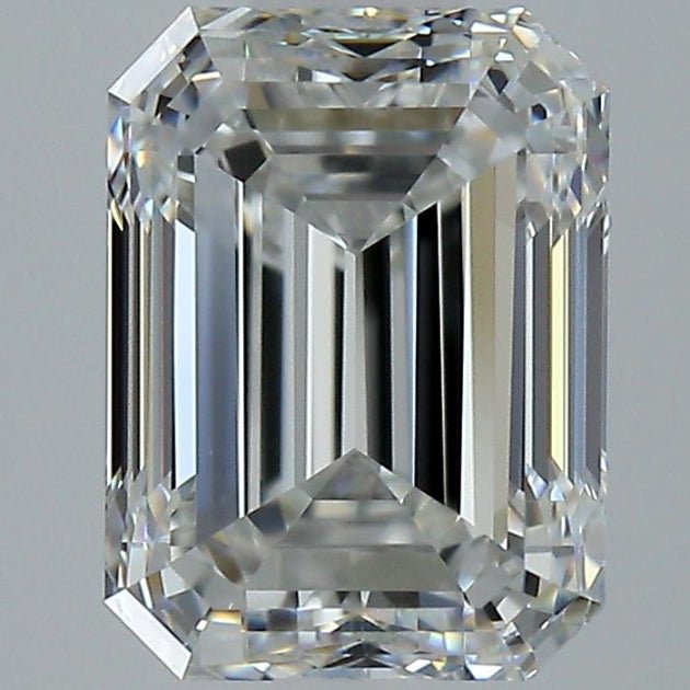 1.5 Carat Emerald Cut Natural Diamond - G VVS1 - 1.7ct - VG Cut Grade - Diamonds By Rothschild