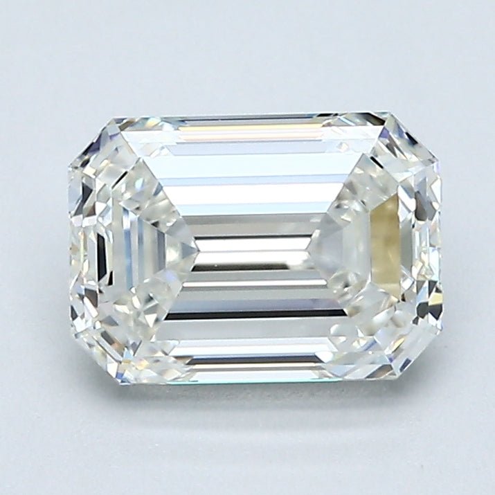 1.5 Carat Emerald Cut Natural Diamond - I VVS2 - 1.5ct - VG Cut Grade - Diamonds By Rothschild