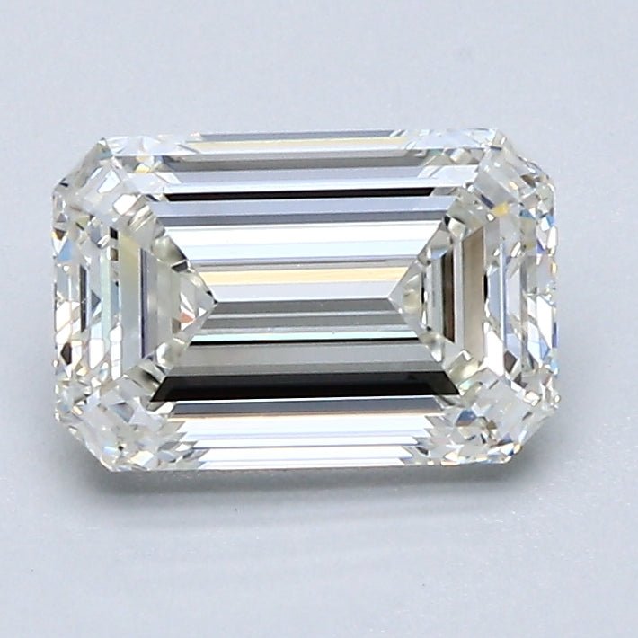 1.5 Carat Emerald Cut Natural Diamond - J VVS2 - 1.5ct - VG Cut Grade - Diamonds By Rothschild
