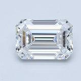 1.5 Carat Emerald - Natural Diamond - 1.4 - D - FL - VG - EX - EX - Diamonds By Rothschild