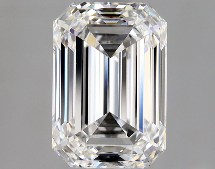 1.5 Carat Emerald - Natural Diamond - 1.4 - F - IF - VG - EX - EX - Diamonds By Rothschild