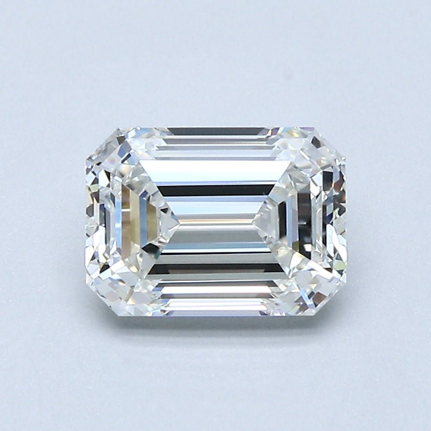 1.5 Carat Emerald - Natural Diamond - 1.4 - H - VVS2 - EX - EX - EX - Diamonds By Rothschild