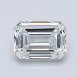 1.5 Carat Emerald - Natural Diamond - 1.41 - E - VS1 - VG - EX - VG - Diamonds By Rothschild