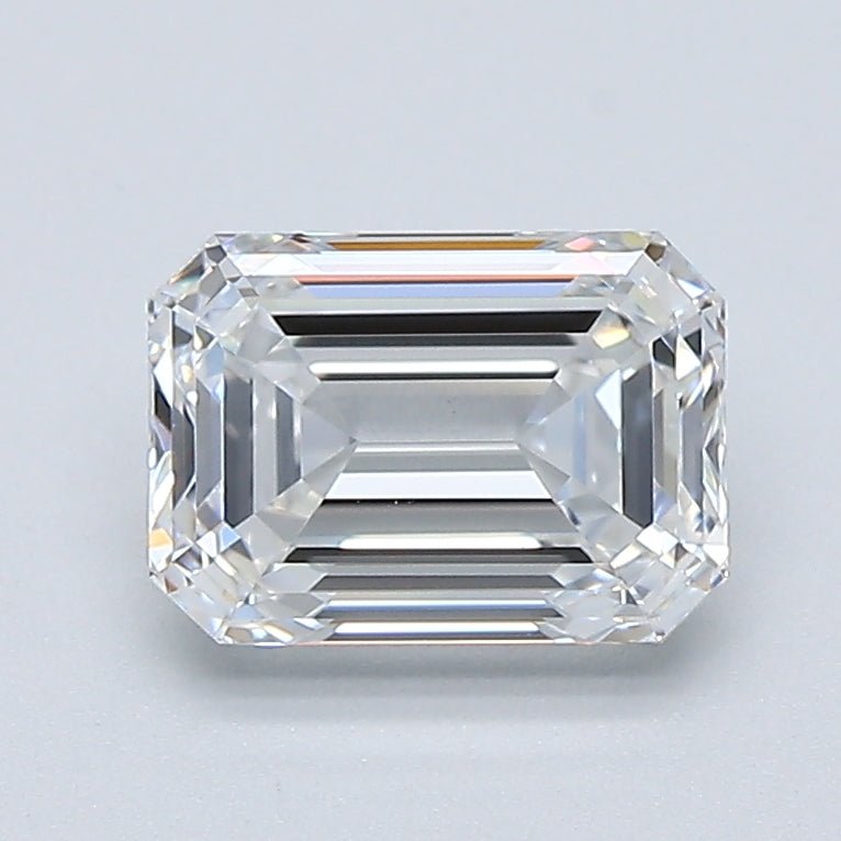 1.5 Carat Emerald - Natural Diamond - 1.41 - E - VS1 - VG - EX - VG - Diamonds By Rothschild