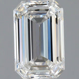 1.5 Carat Emerald - Natural Diamond - 1.41 - F - VVS2 - EX - EX - Diamonds By Rothschild